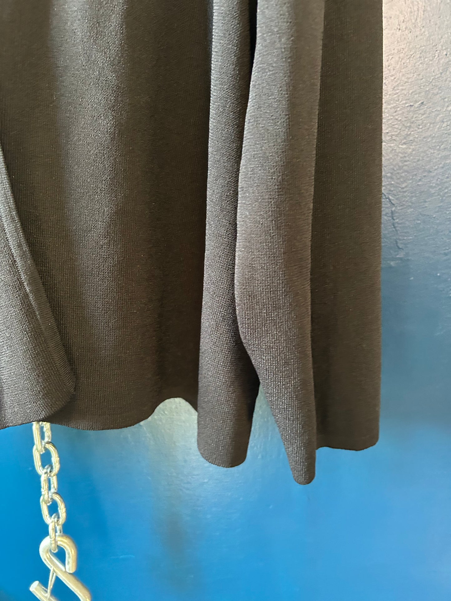 90’s Vintage Black Hook & Eye Cardigan / Size 2X-3X