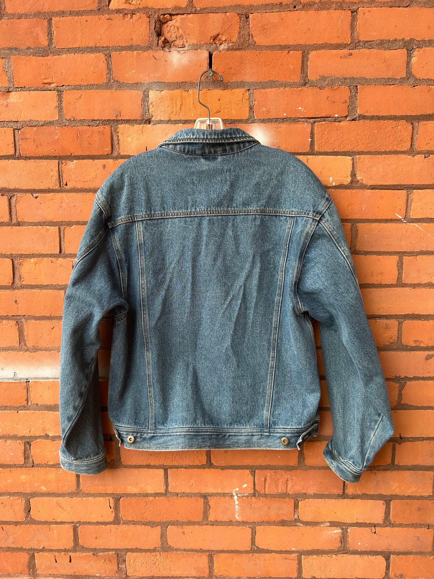 90’s Vintage Blue Denim Jacket / Size L