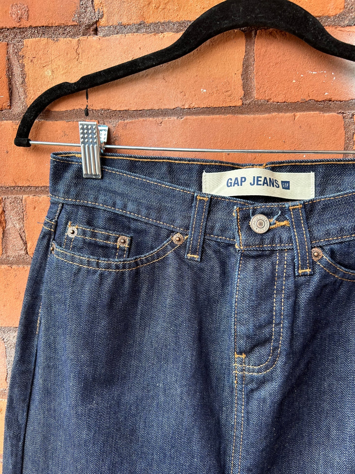 Y2K Vintage Dark Denim Maxi Skirt / 28 Waist