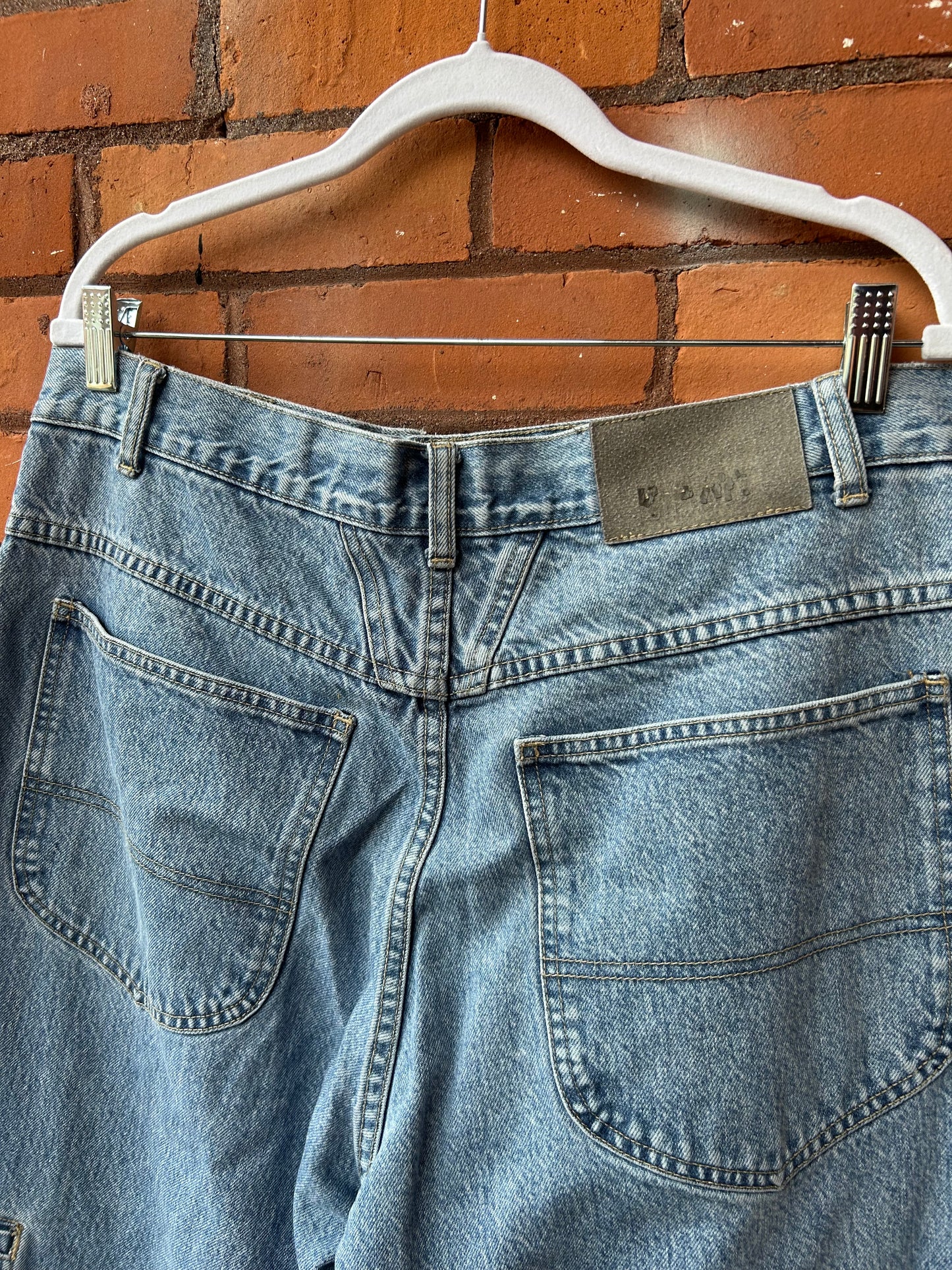 80’s Vintage Girbaud High Waist Light Wash Jeans / 36 Waist