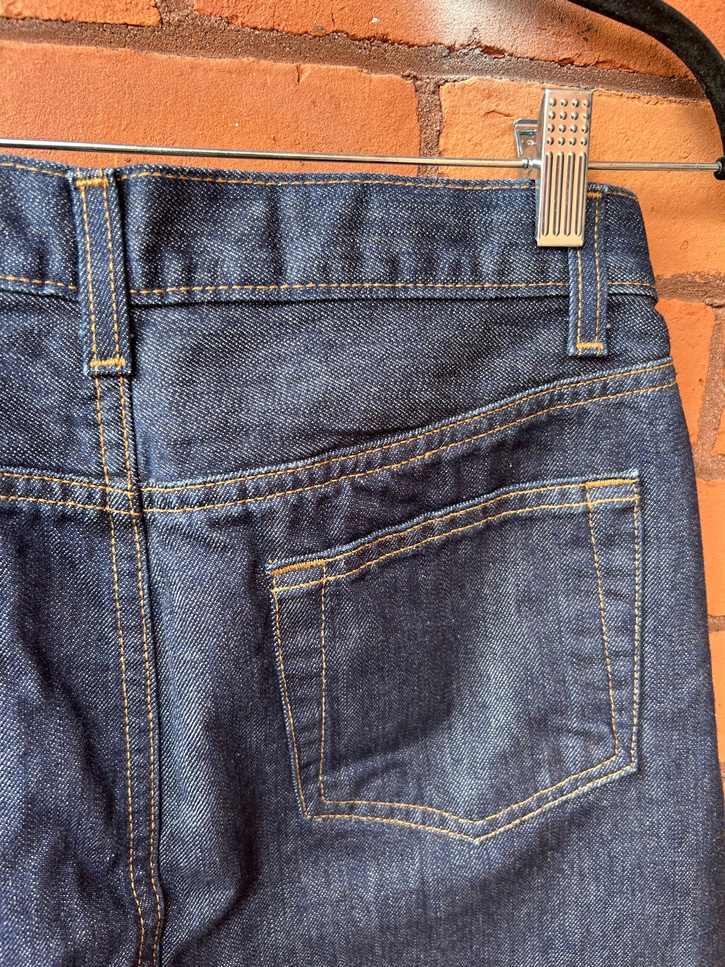 Y2K Vintage Dark Denim Maxi Skirt / 28 Waist