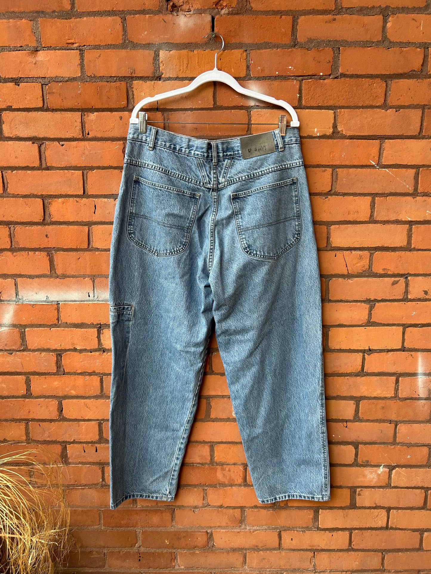 80’s Vintage Girbaud High Waist Light Wash Jeans / 36 Waist