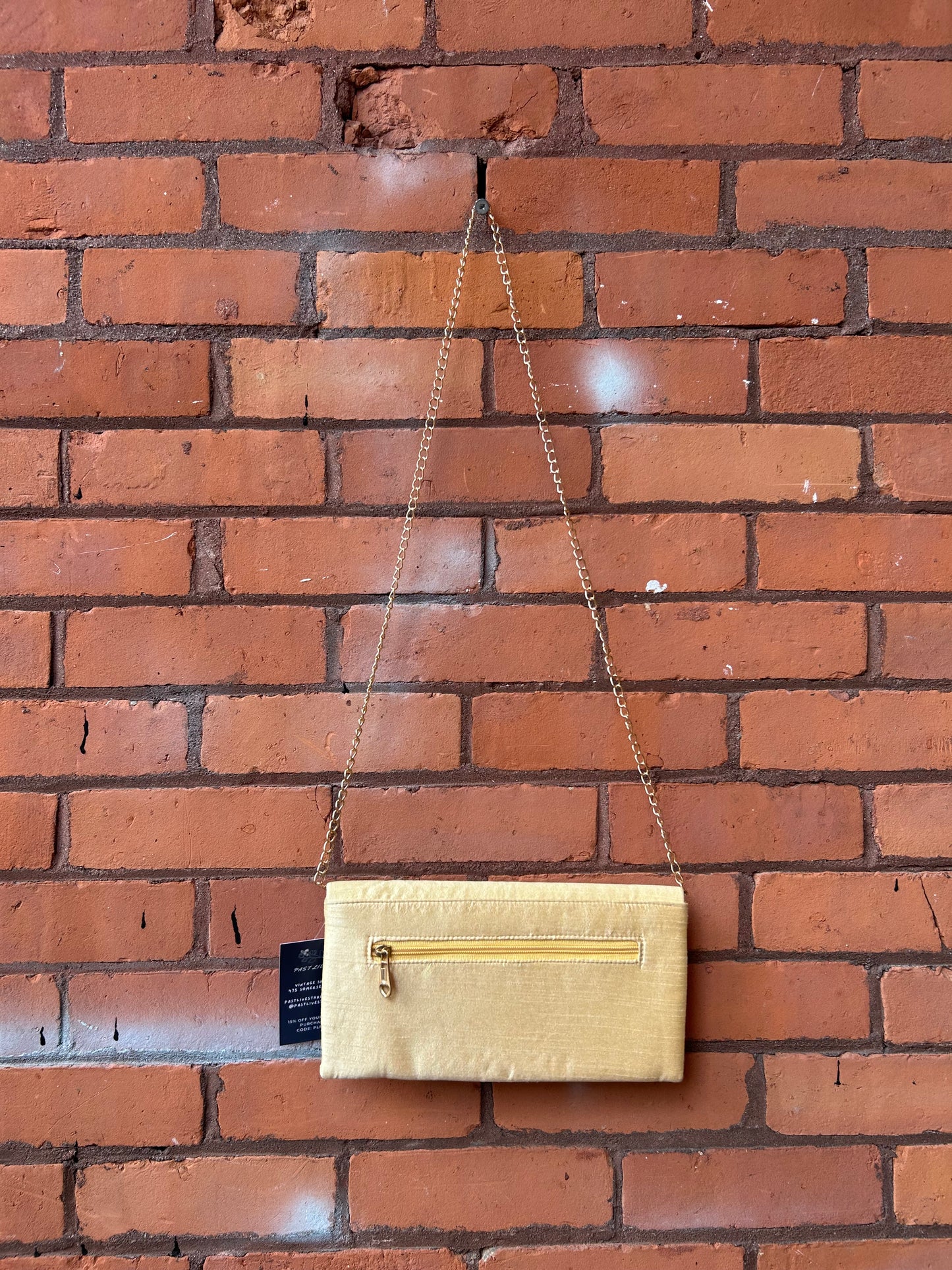 70’s Vintage Gold Beaded Chain Purse