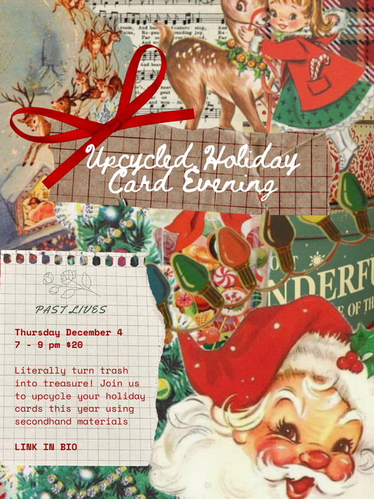 Upcycled Holiday Card Evening Dec 4 RSVP