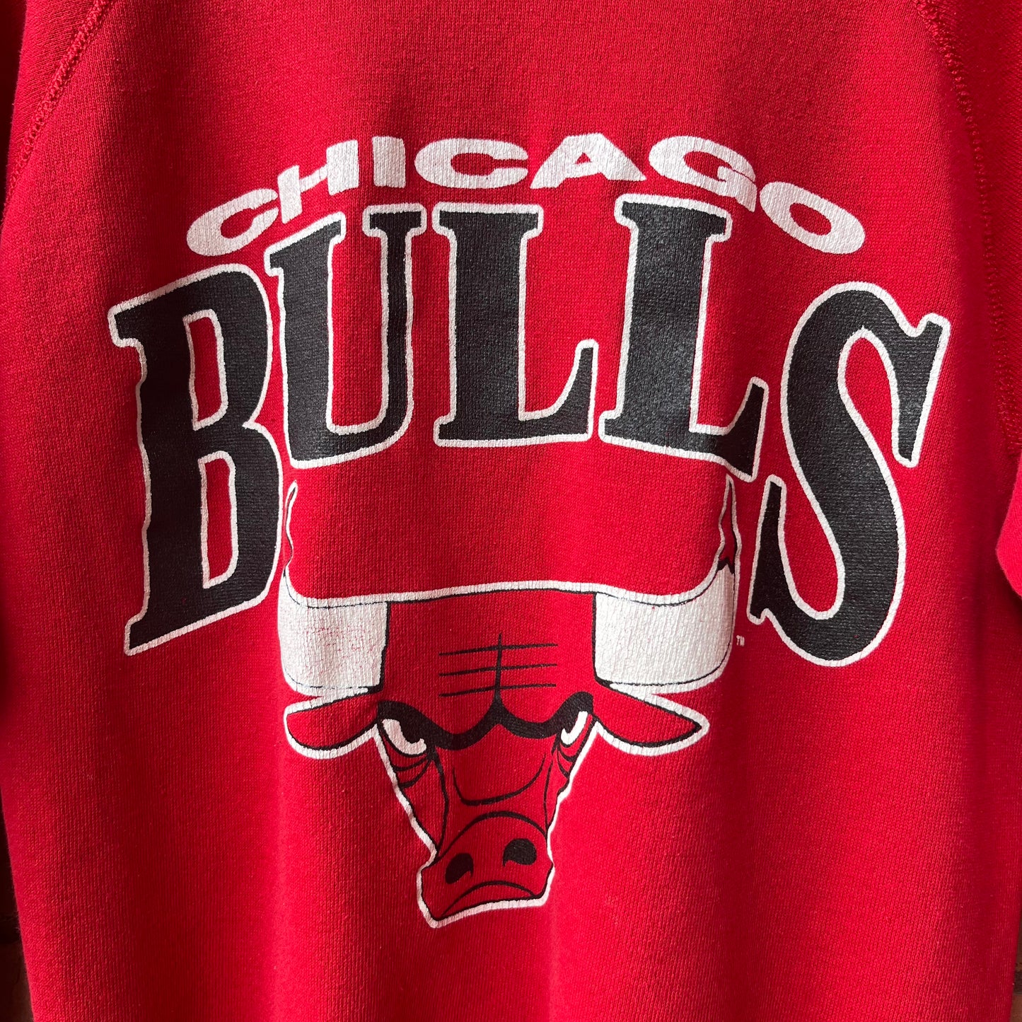 90’s Vintage Chicago Bulls Red Crewneck Sweater / Size S