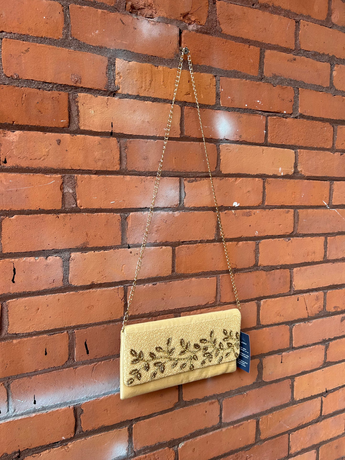 70’s Vintage Gold Beaded Chain Purse