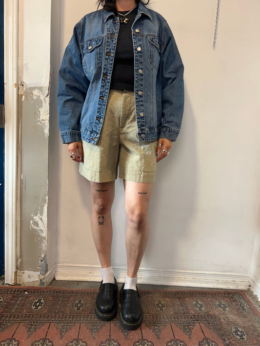90’s Vintage Boxy Denim Jacket / Size XL