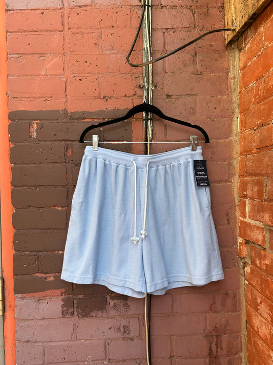 90’s Vintage Baby Blue Athletic Shorts / 32 - 36 Waist