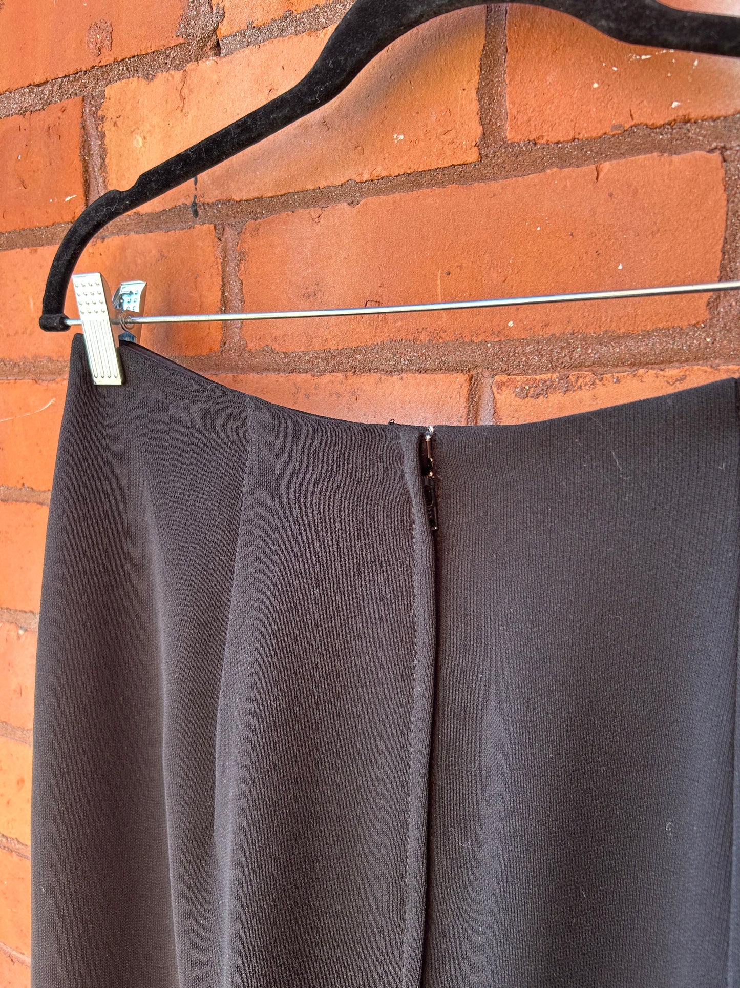 90’s Vintage Black Maxi Skirt / 30 Waist