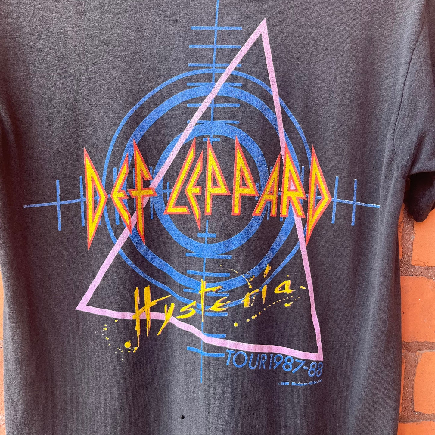 1987 Vintage Def Leppard Hysteria Tour Tee / Size M