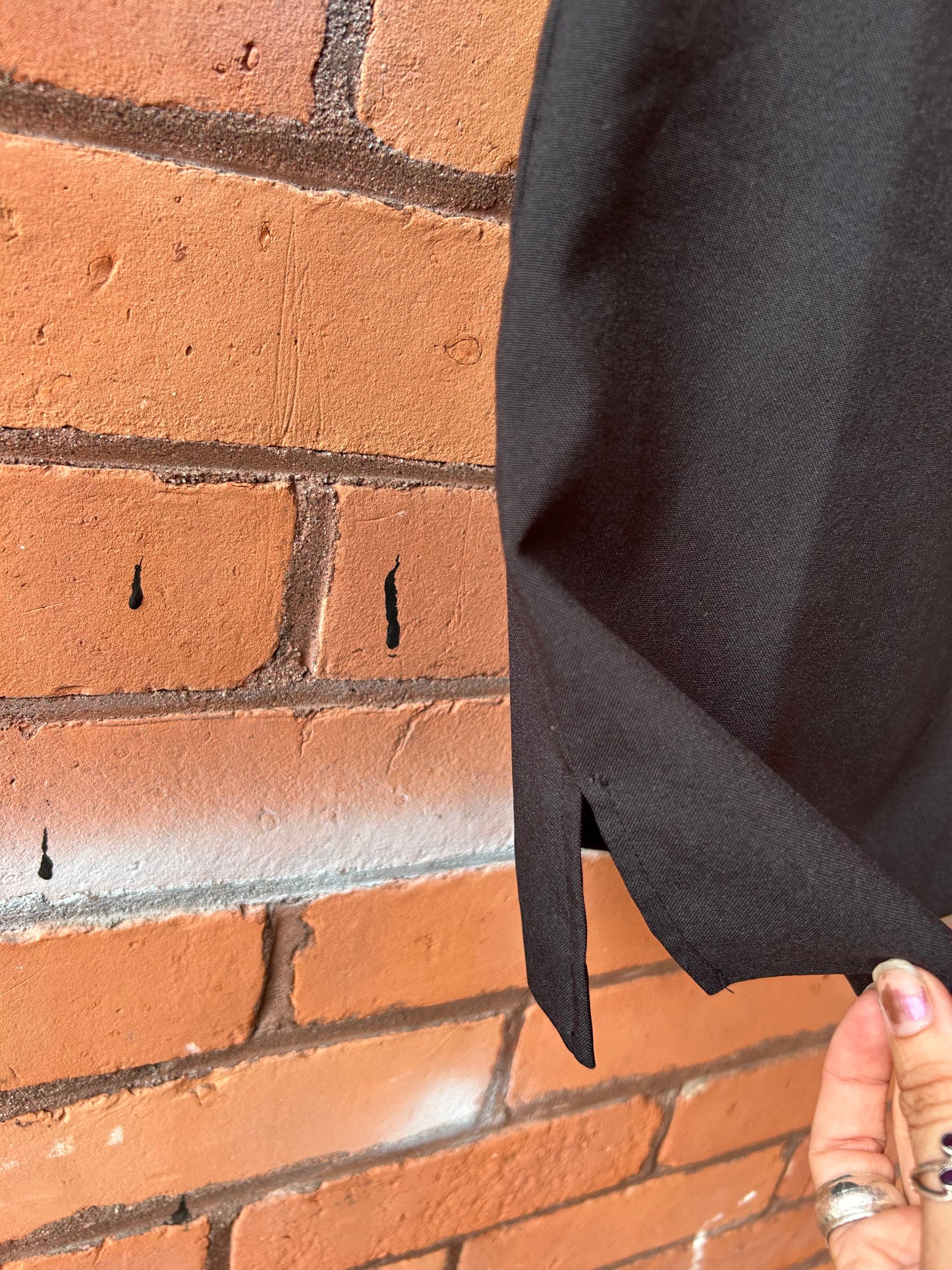 90’s Vintage Classic Black Mini Skirt / 28 Waist