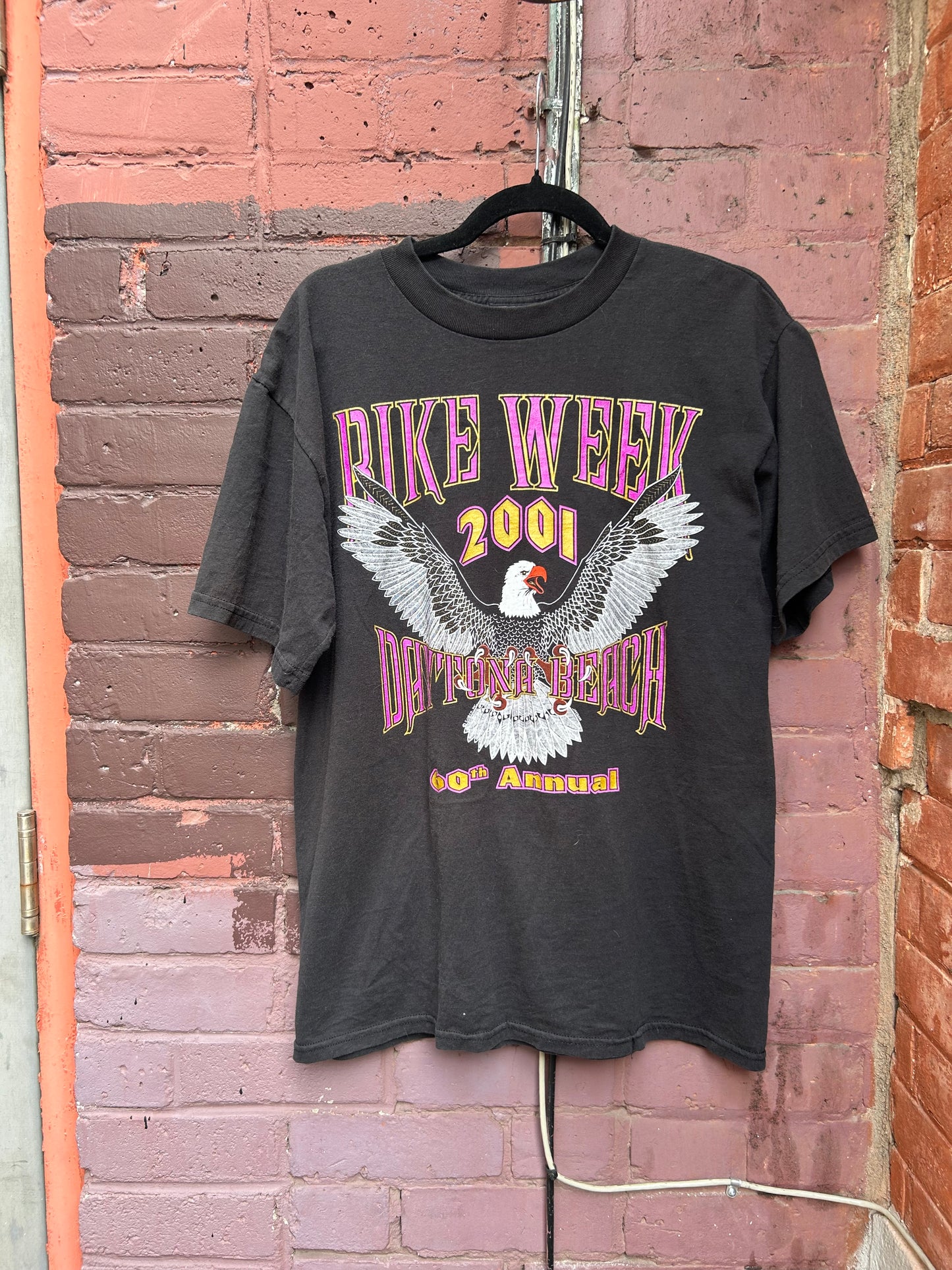 2001 Vintage Bike Week Eagle Tee / Size L