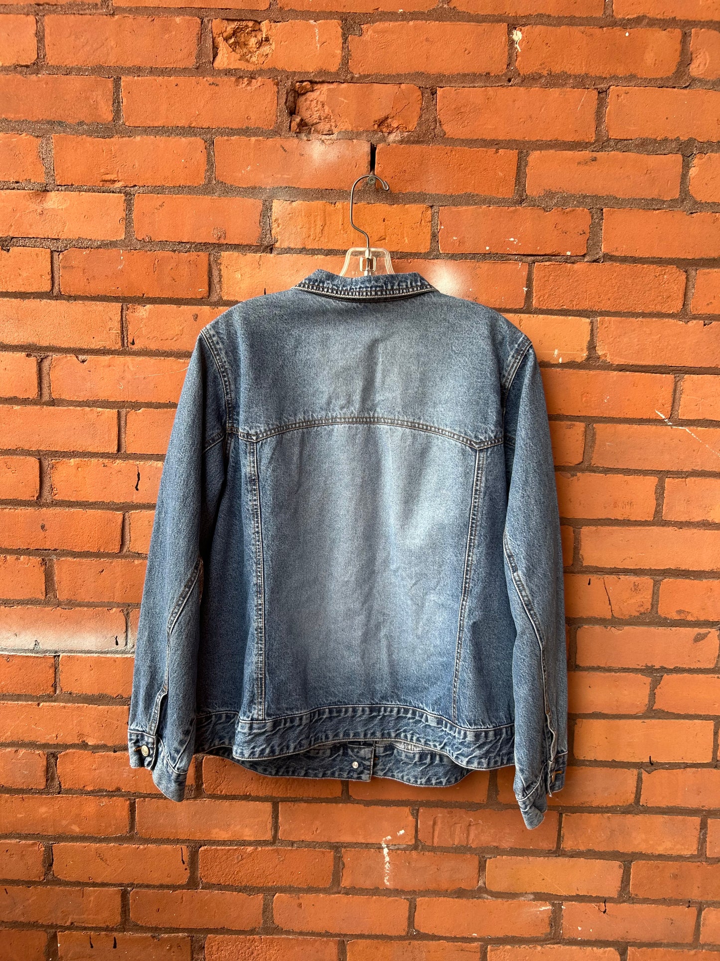 90’s Vintage Boxy Denim Jacket / Size XL