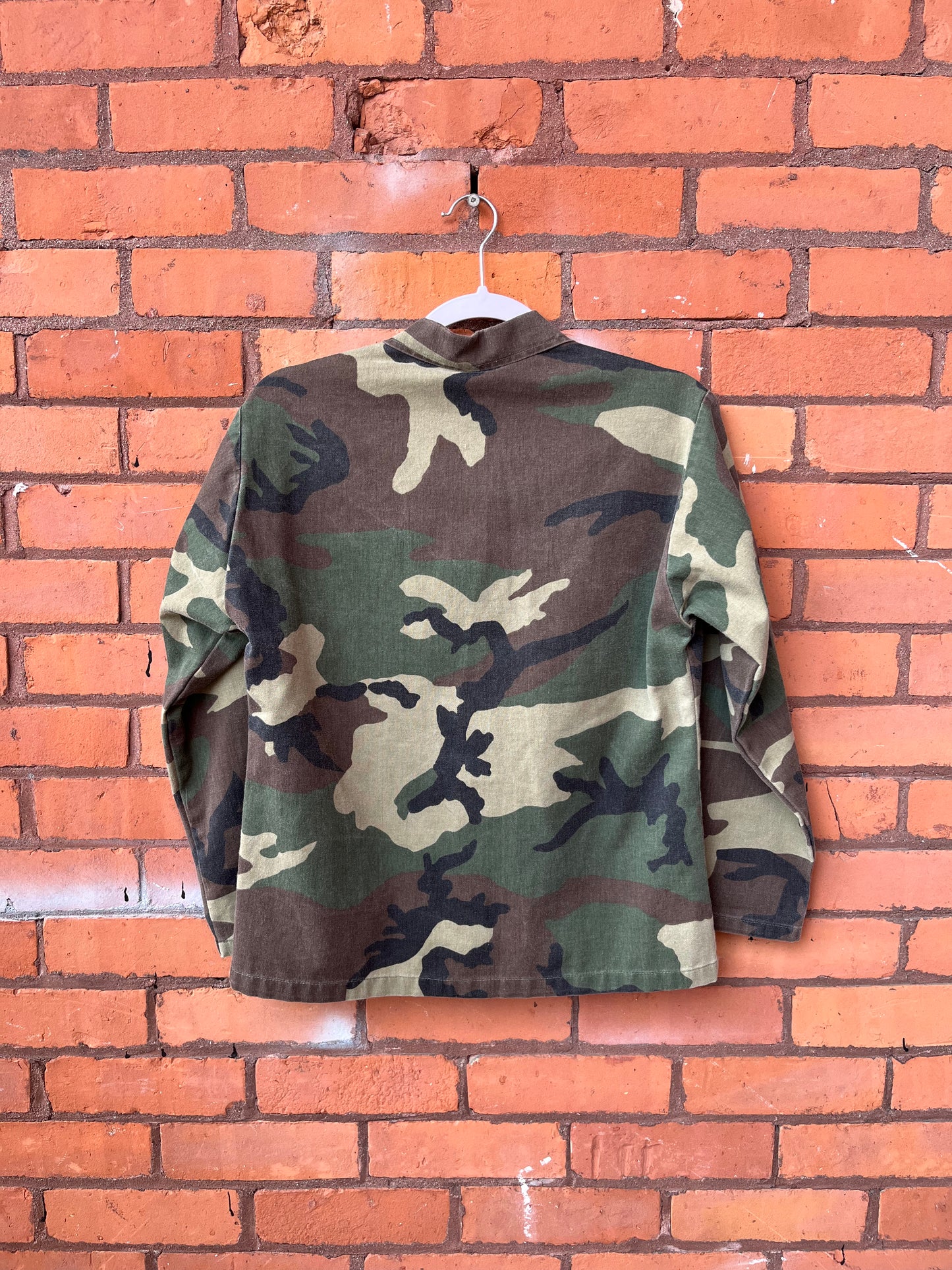 90’s Vintage Army Button Down Shacket / Size S