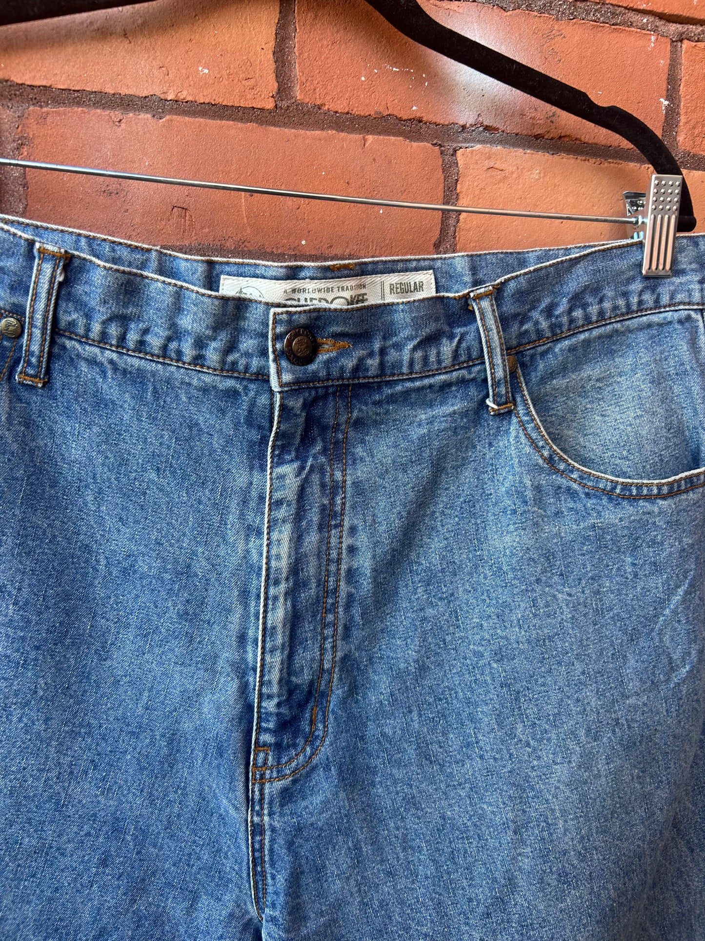 Y2K Vintage Faded Blue Jorts / 36 Waist