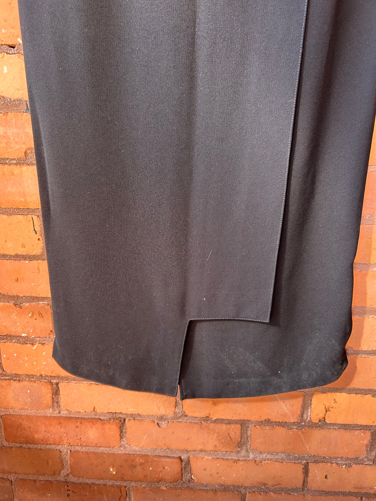 90’s Vintage Black Maxi Skirt / 30 Waist