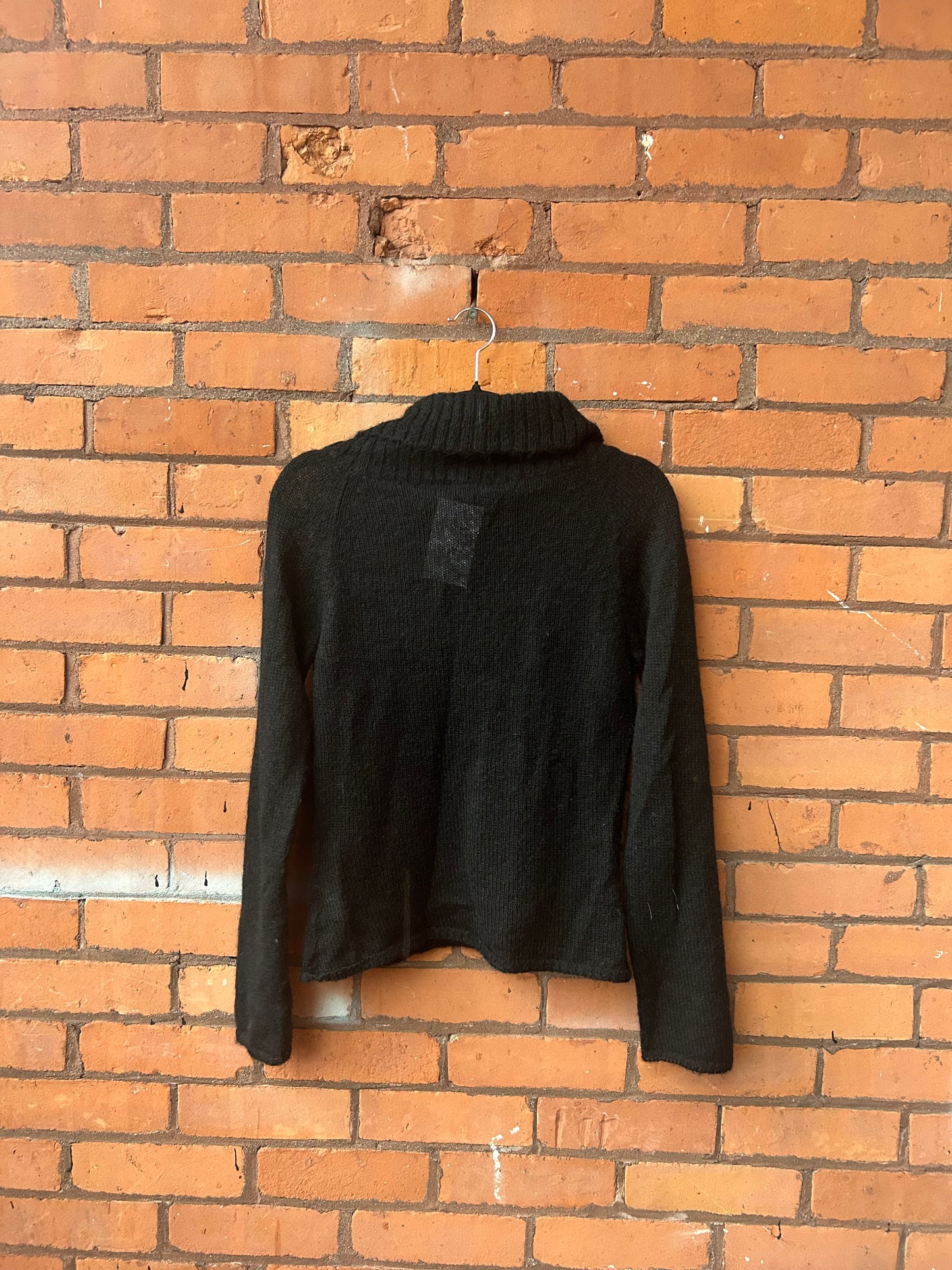 90’s Vintage Club Monaco Mohair Sheer Knit Turtleneck / Size S