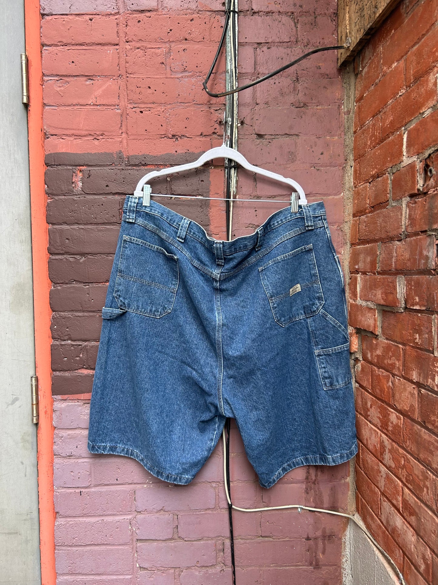 Y2K Vintage Blue Carpenter Jorts / 46 Waist