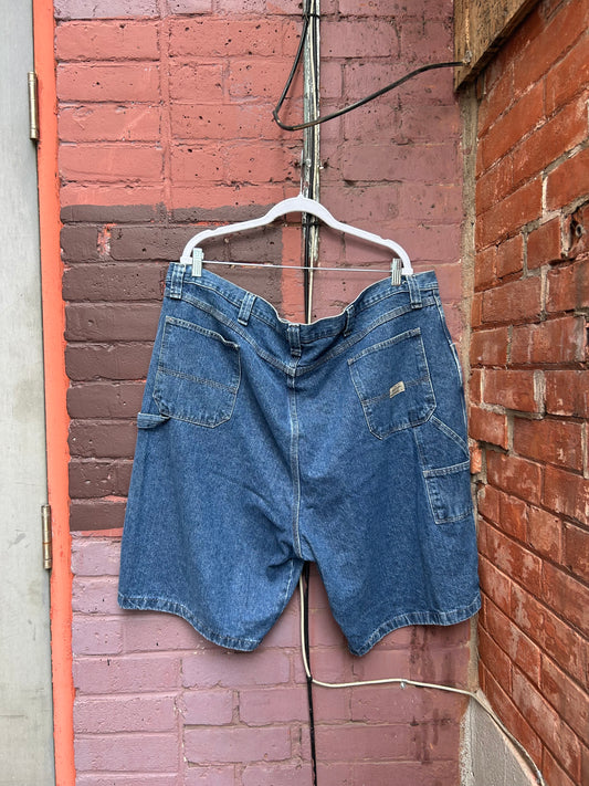 Y2K Vintage Blue Carpenter Jorts / 46 Waist