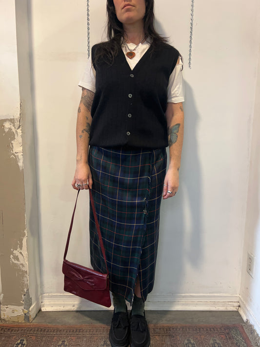 90’s Vintage Classic Black Sweater Vest Size L