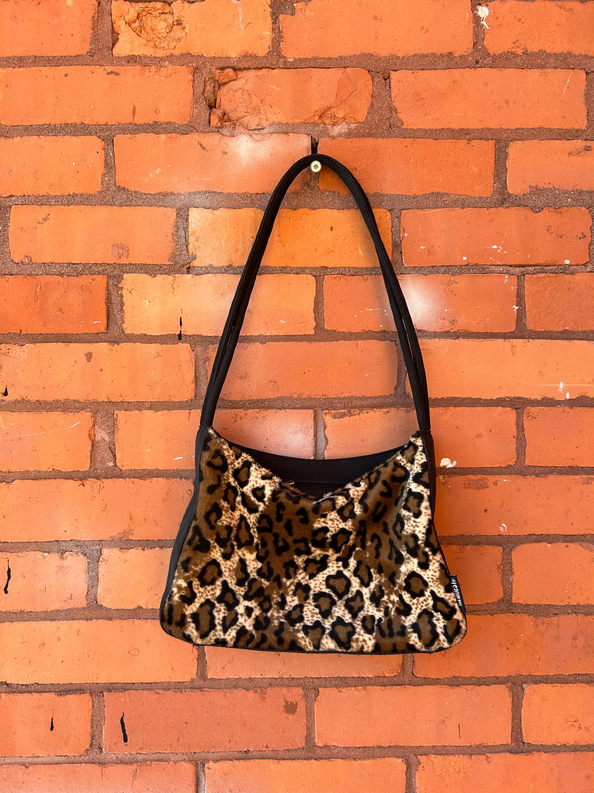 90 s Vintage Leopard Print Shoulder Purse Past Lives Thrift