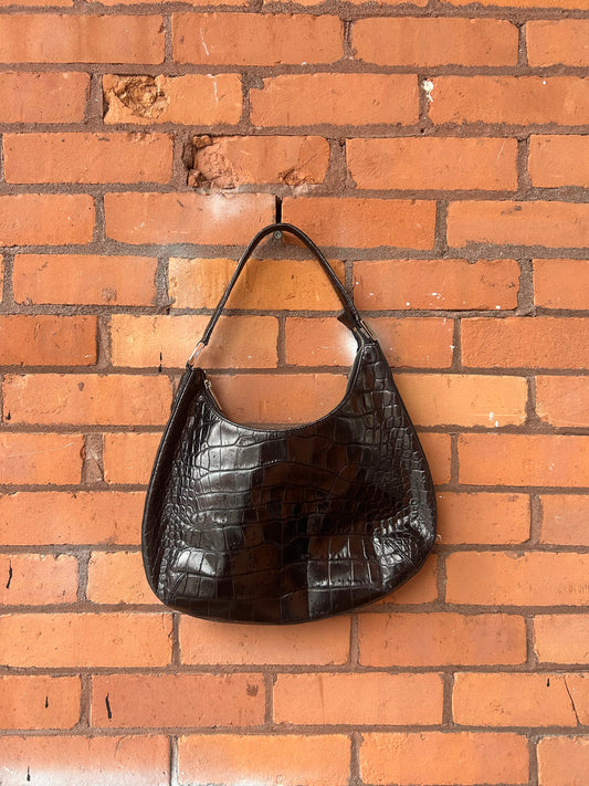 Y2K Vintage Danier Faux Crox Shoulder Purse