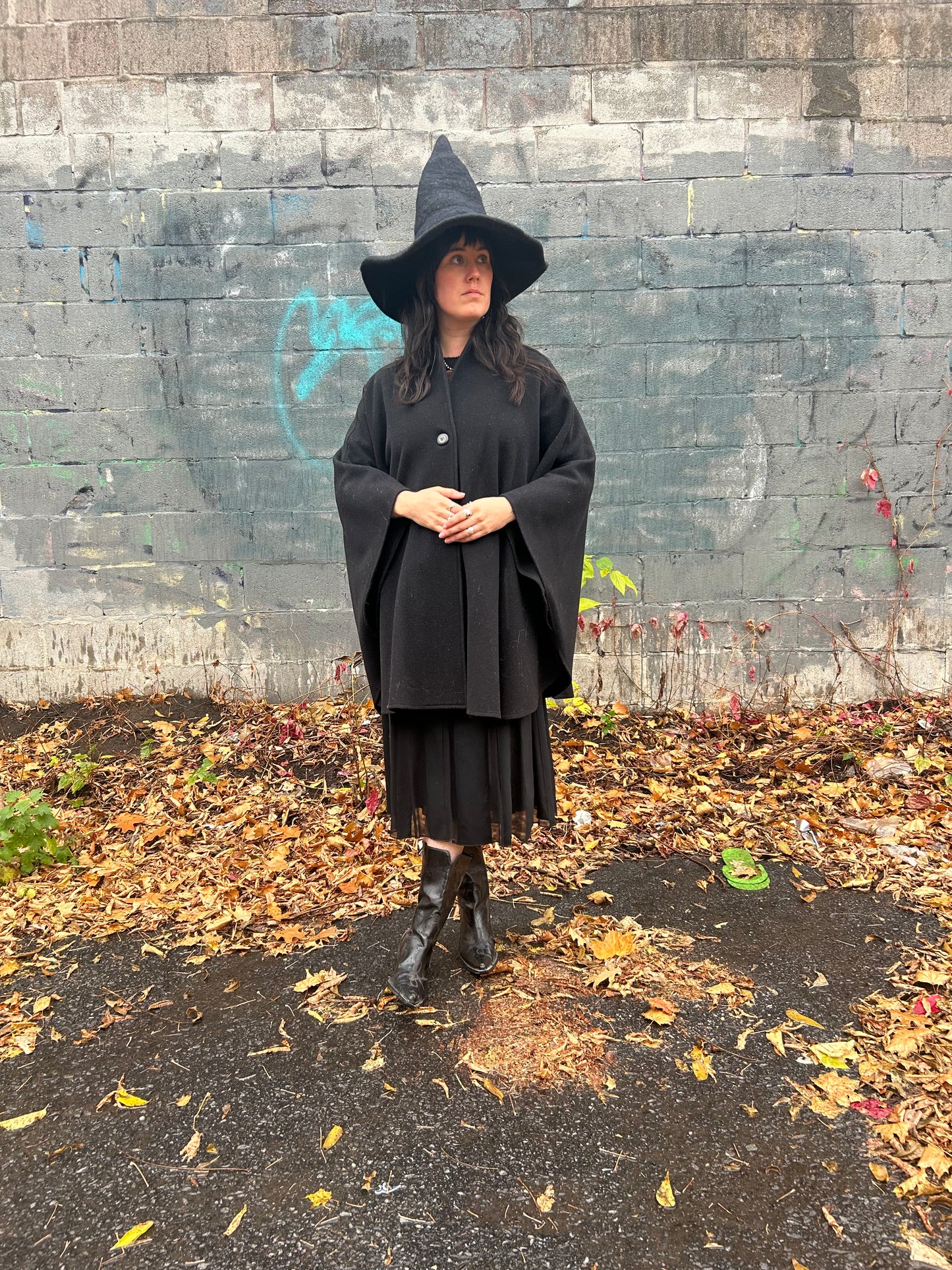 80’s Vintage Black Suede Buckle Moto Jacket / Size S