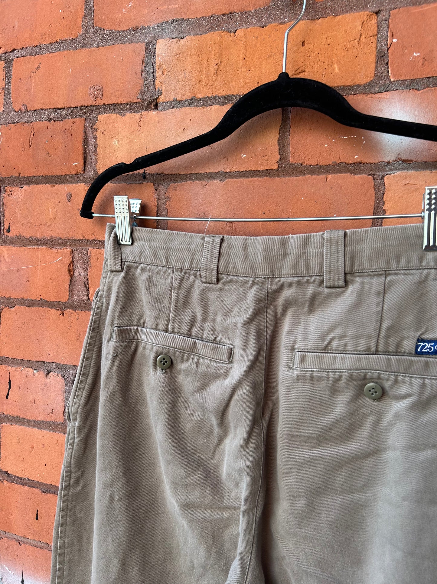 90’s Vintage Khaki Green Cotton Pants