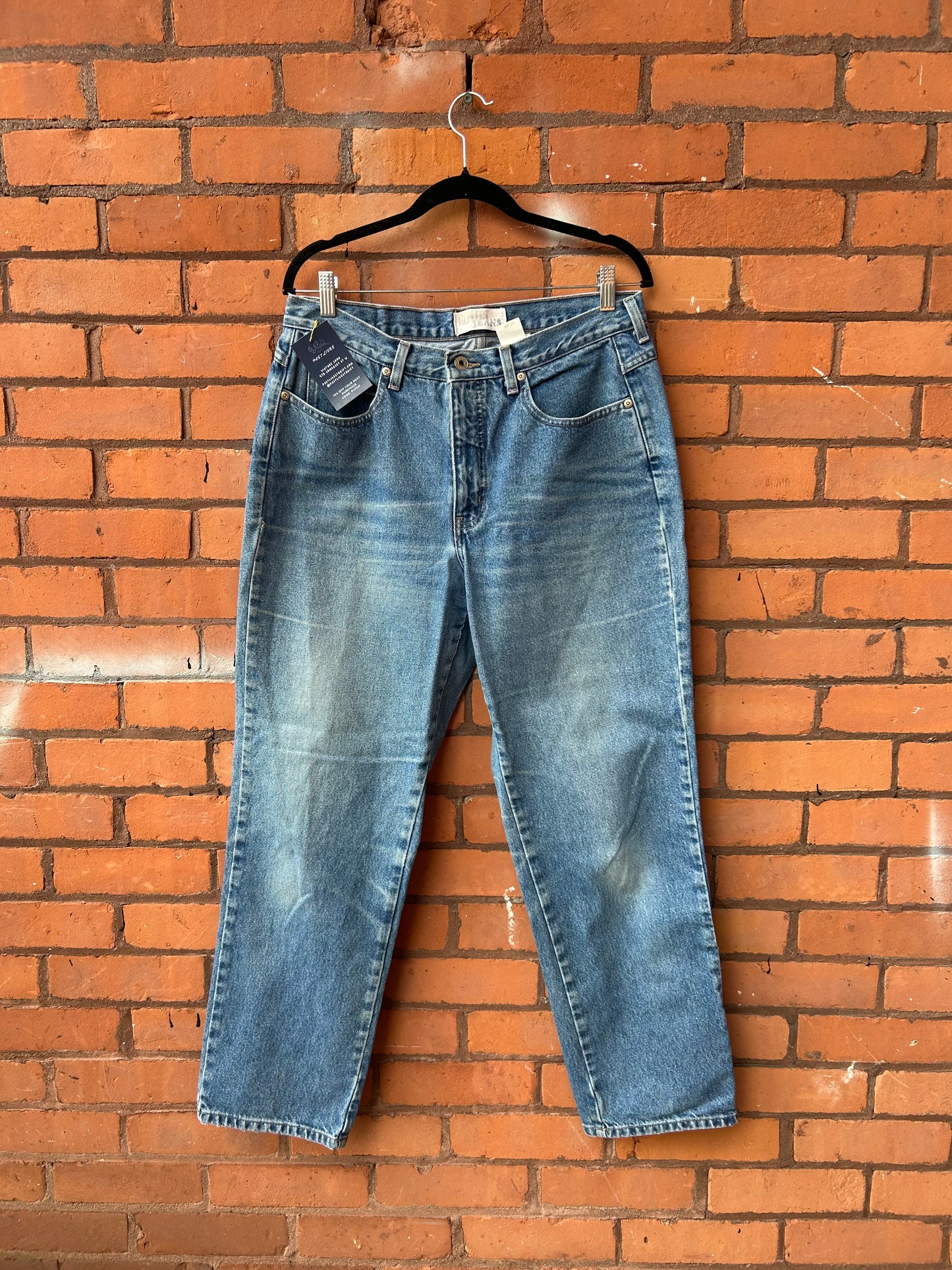 Y2K Vintage Faded Blue Straight Leg Jeans / 33 Waist