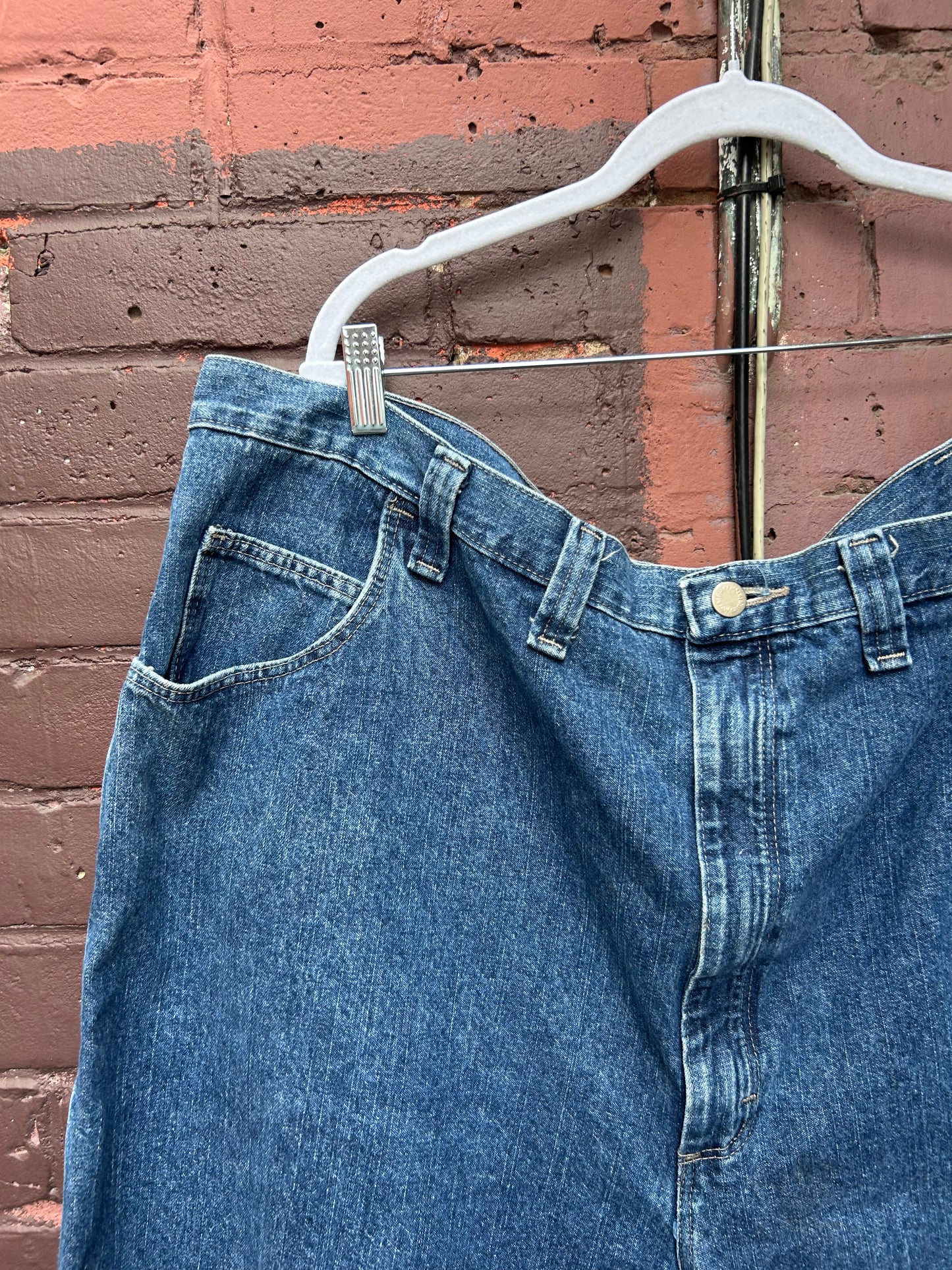 Y2K Vintage Blue Carpenter Jorts / 46 Waist