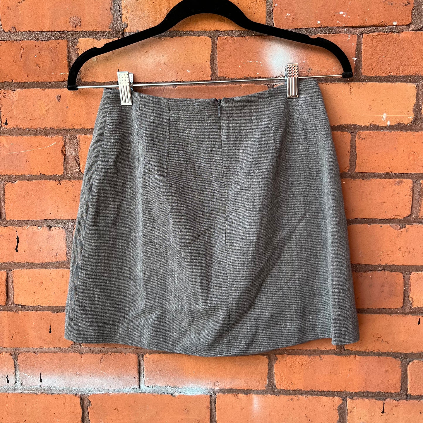 90’s Vintage Grey Mini Skirt / 24 Waist