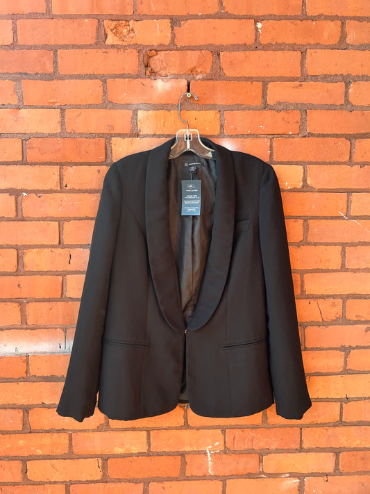 90’s Vintage Black Hook & Eye Blazer / Size M