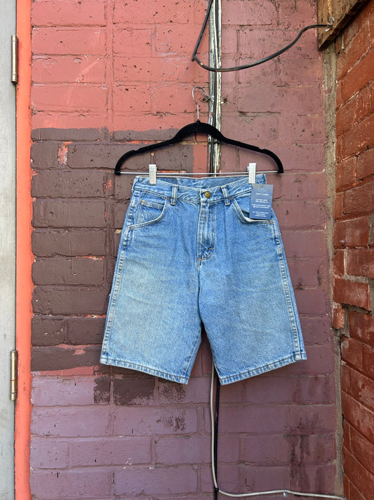 90’s Vintage Faded Blue Jorts / 26 Waist