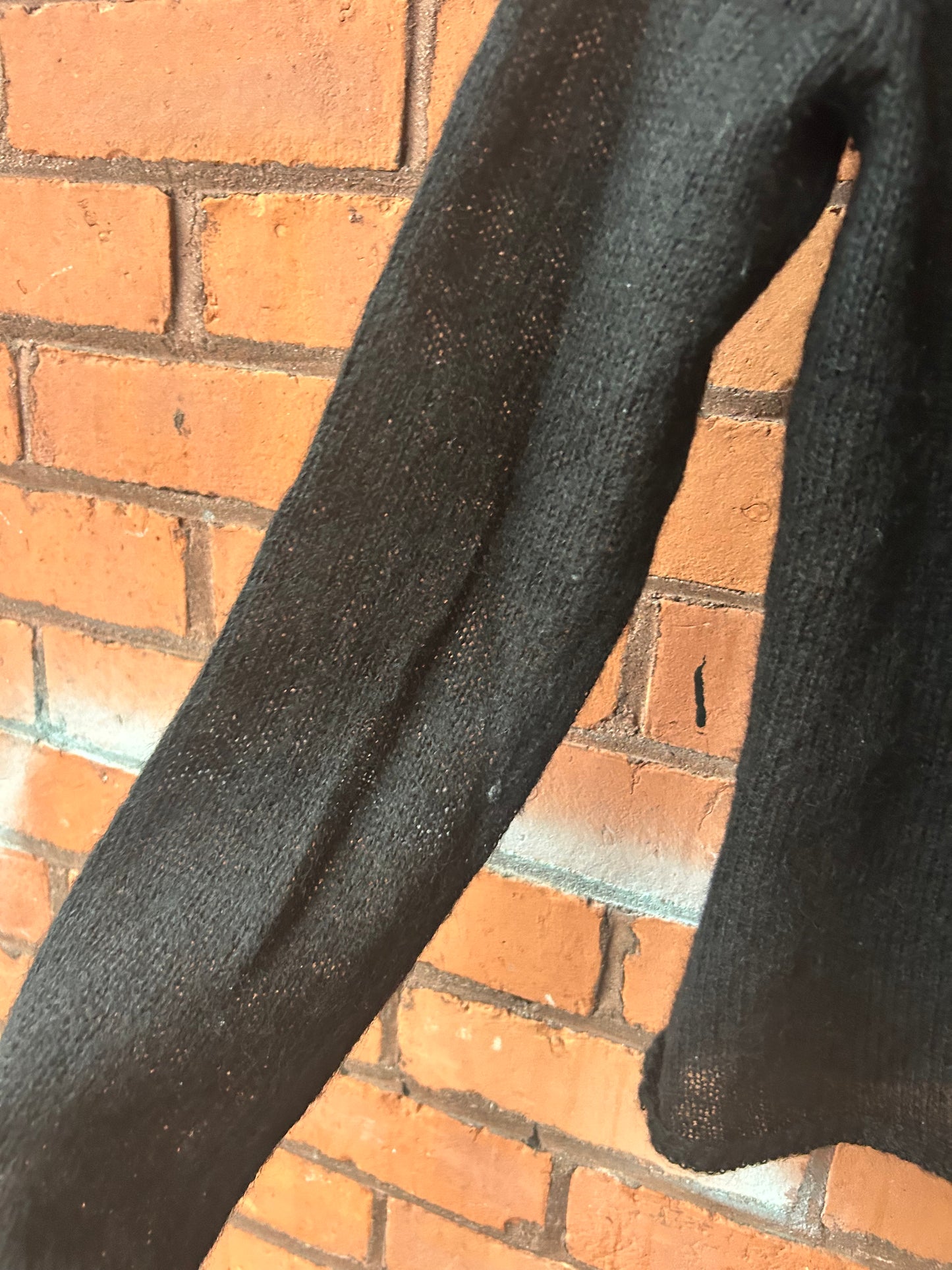 90’s Vintage Club Monaco Mohair Sheer Knit Turtleneck / Size S