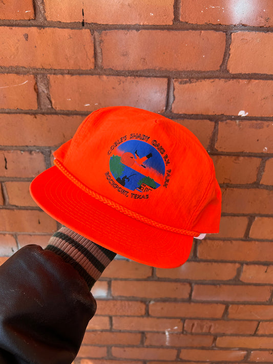90’s Vintage Bright Orange Texas Trucker Hat