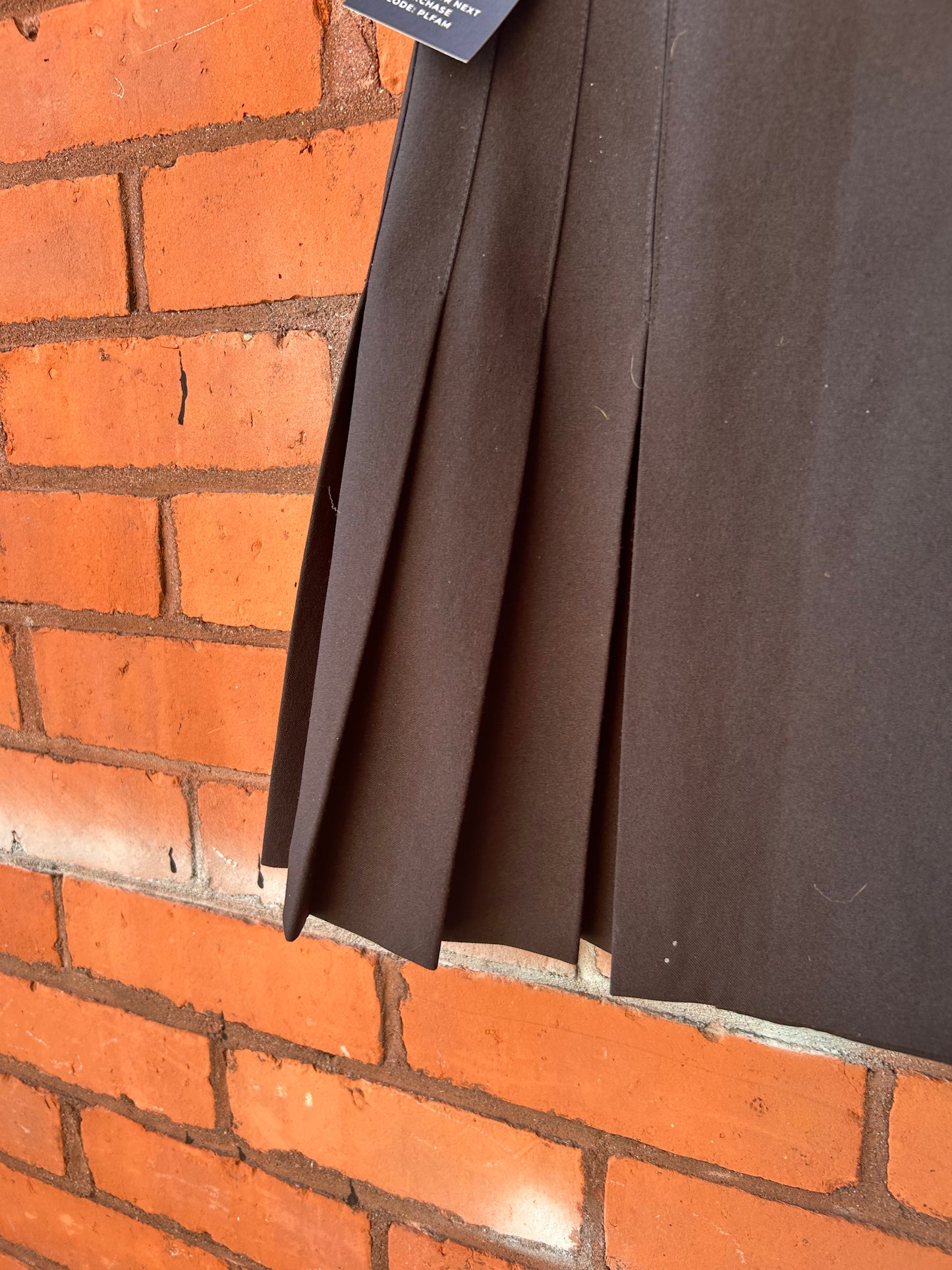 90’s Vintage Black Pleated Mini Skirt / 26 Waist