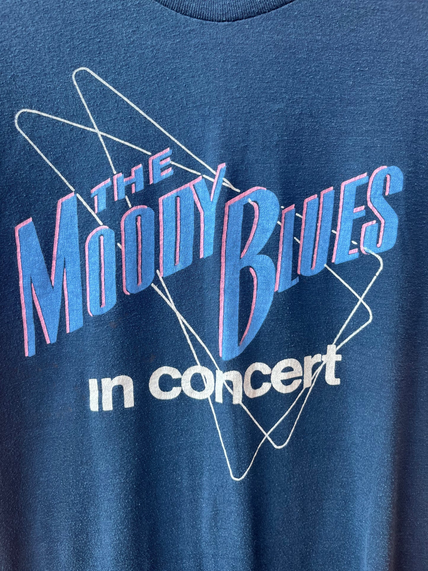 70’s Vintage The Moody Blues Concert Band Tee / Size S