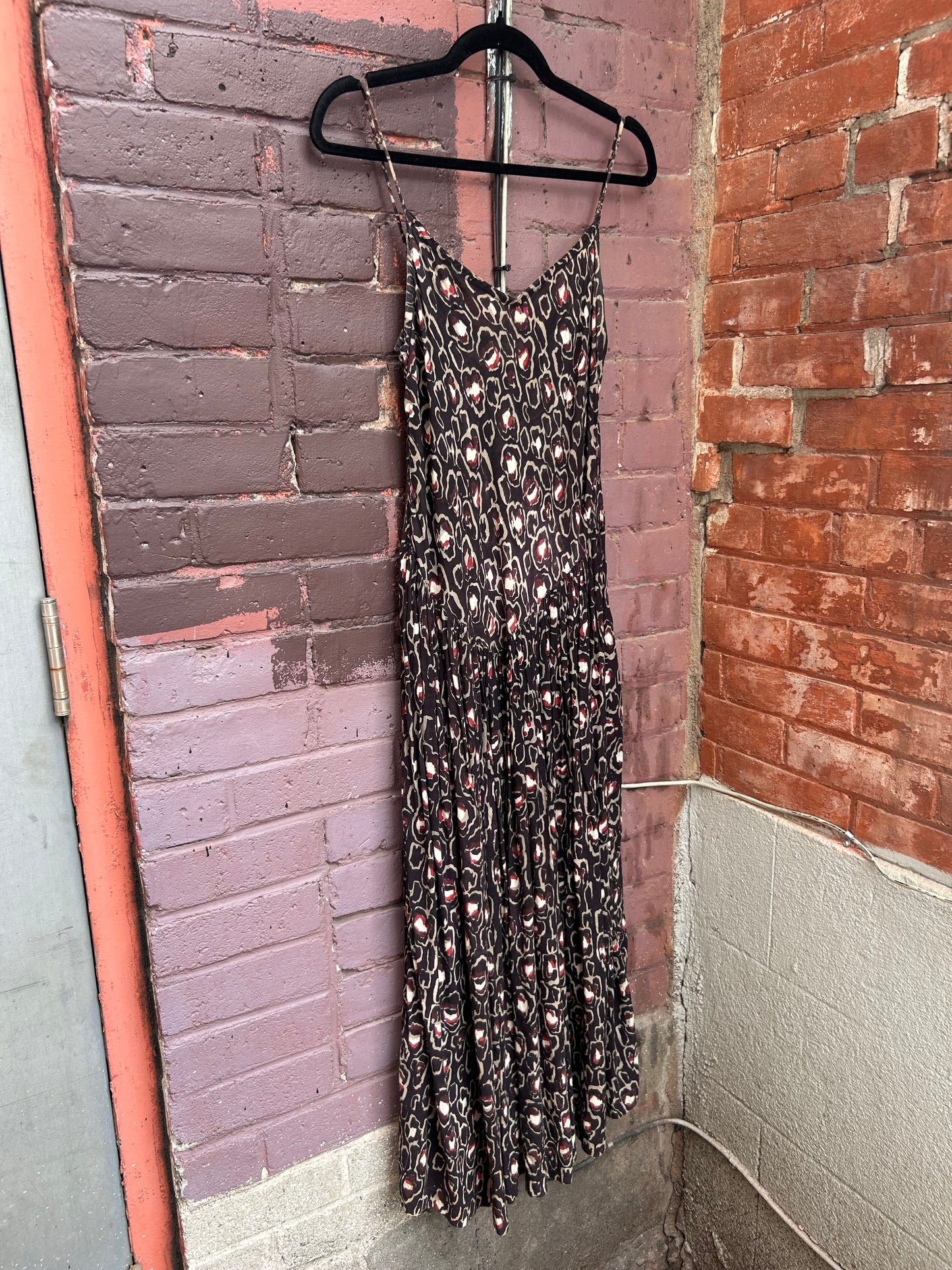 Y2K Vintage Purple  Basque Waist Cotton Dress / Size 8