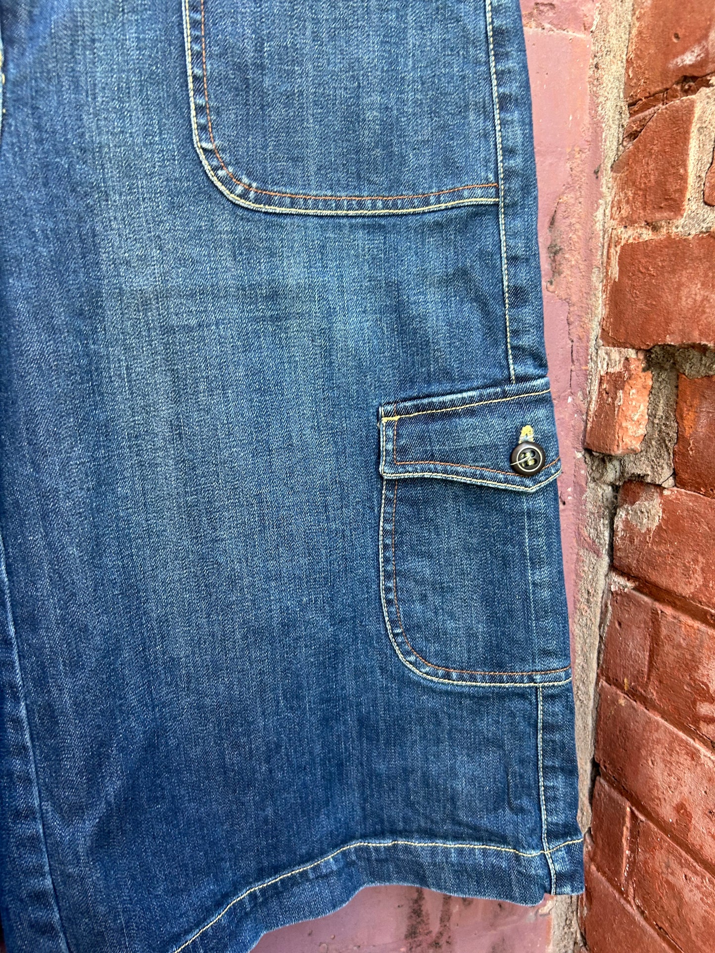Y2K Vintage Denim Culottes / 32 Waist